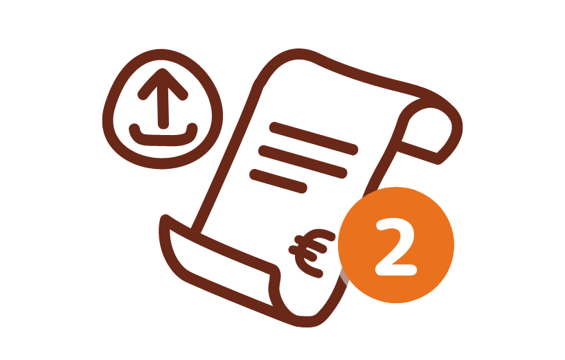 Icon Kassenbon Upload